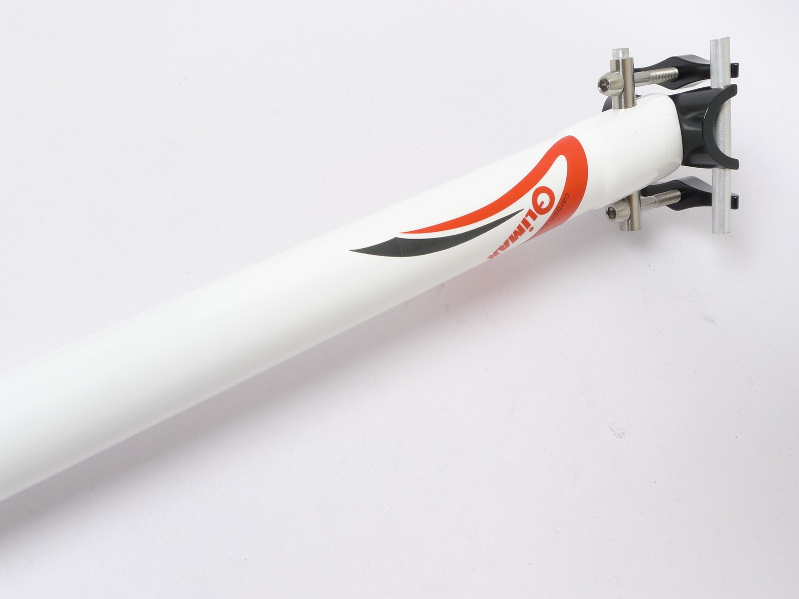mr-ride 130g,27.2×350 Climax SP02B UD gloss carbon Seatpost Ti bolt White