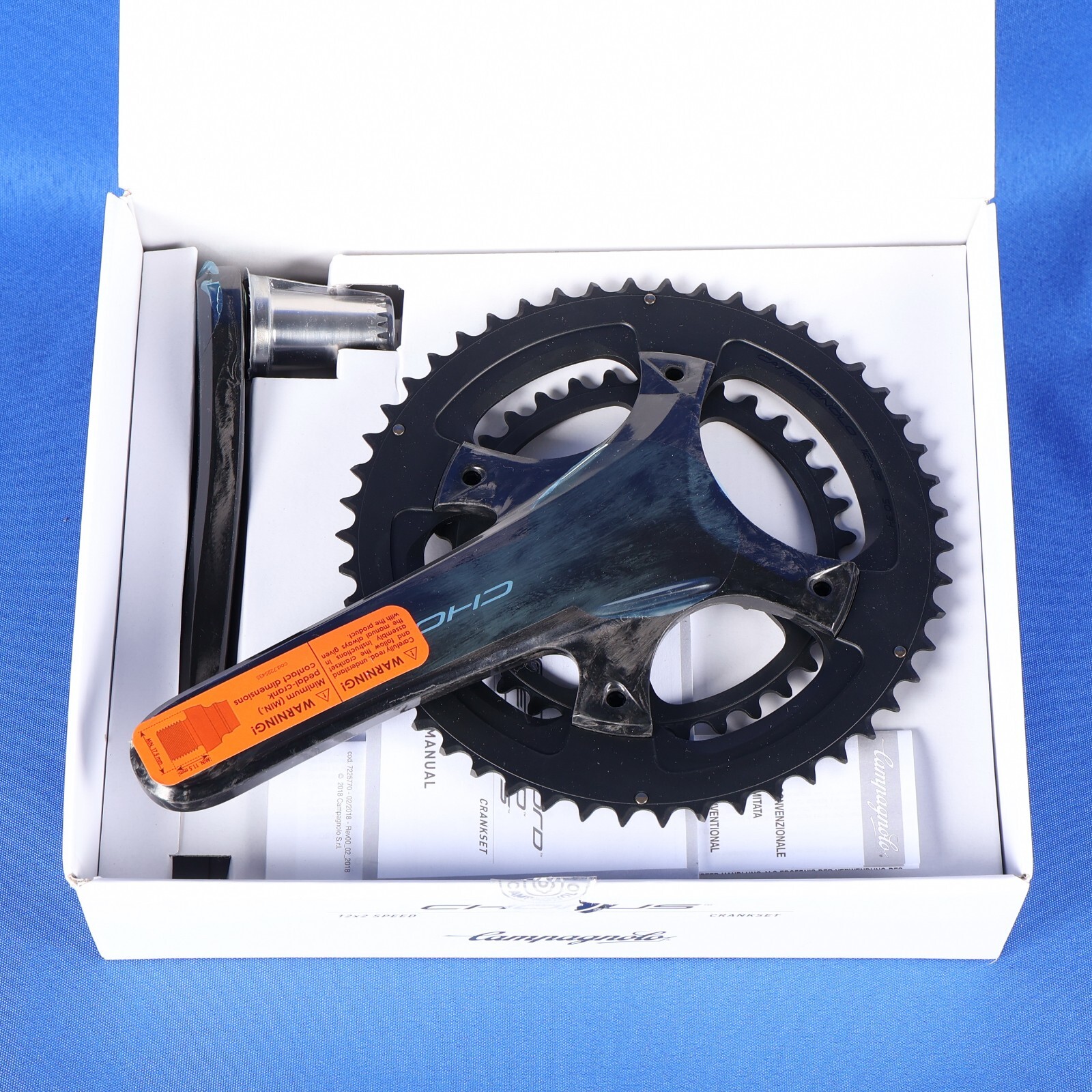 Campagnolo Chorus 2×12 Speed UT Carbon Crankset 170mm 50-34T FC20-CH12040