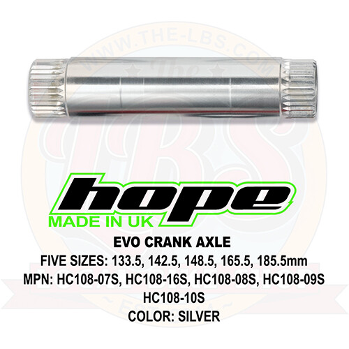Hope EVO Cranks Crankset 30mm Axle – All Sizes – Brand New