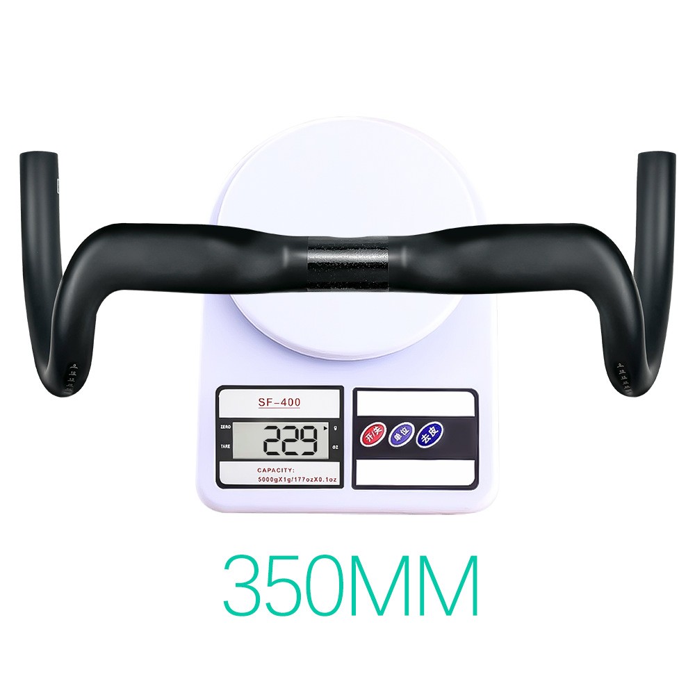 Full Carbon Bicycle Handlebar Rise Bar Racing Road Bike Drop Bar 31.8*380-420mm