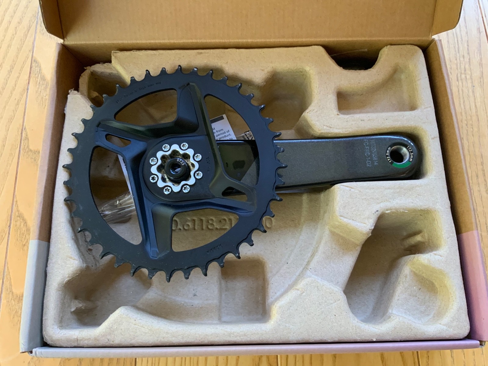SRAM Force AXS D2 172.mm Crank Arm Assembly 8-Bolt Direct Mount DUB Carbon w/40T