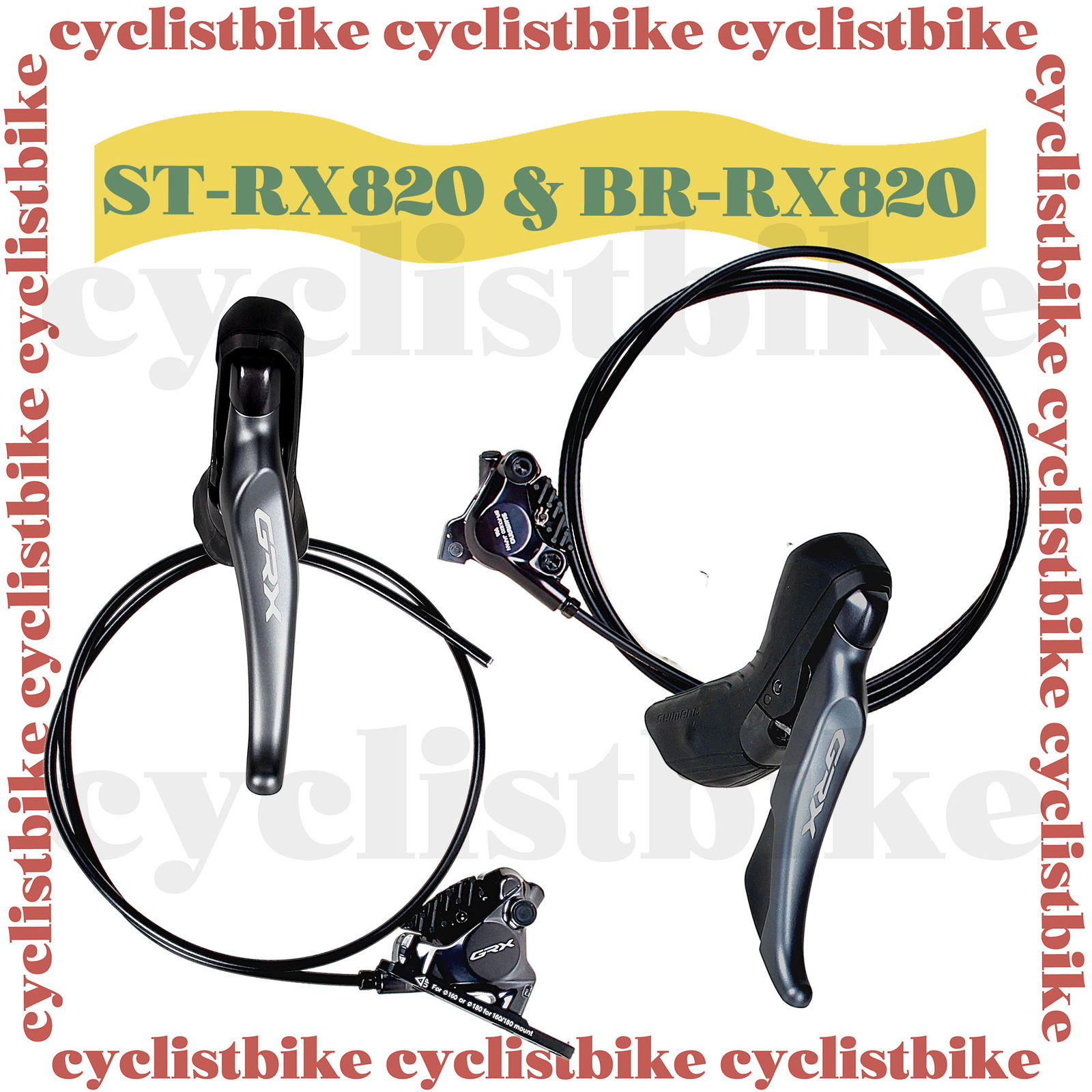 NEW SHIMANO GRX FC-RX820/ST-RX820 12 speed Mechanical Groupset Gravel Road Bike