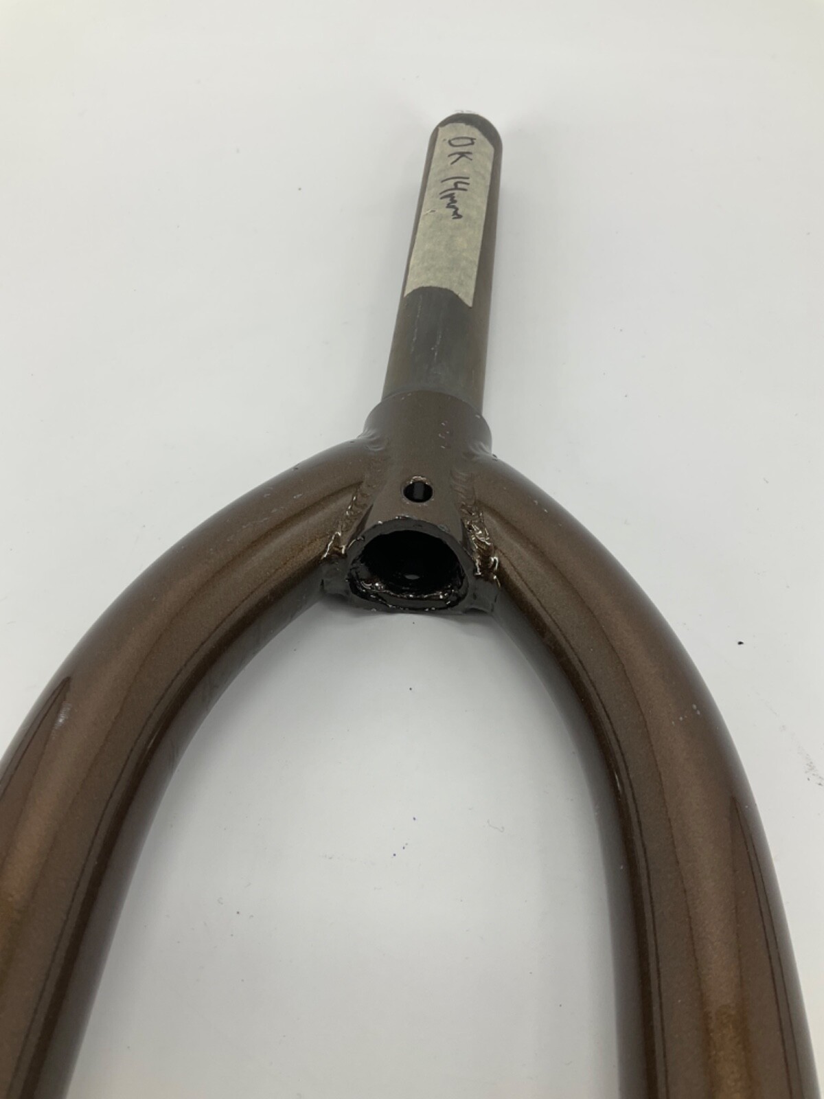 DK BMX Bike Threadless 14mm Fork 18.75″ Length 1″ Diameter Brown