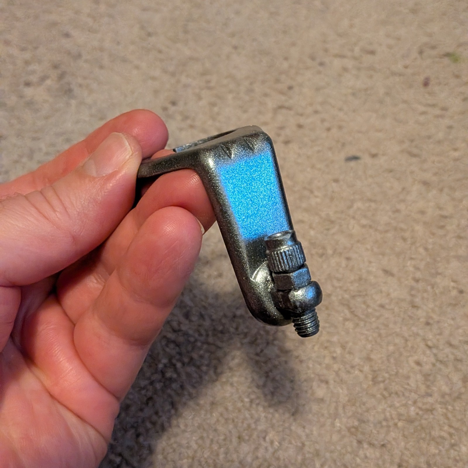 1-1/8″ Threaded Headset Key Ring Cantilever Brake Mount Custom Silver Painted