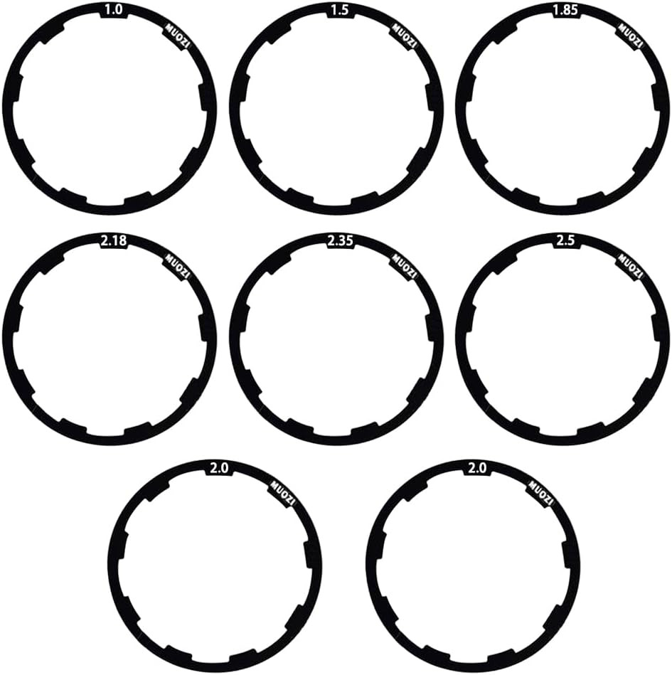 8PCS Bicycle Flywheel Washer Spacer Cassette Headset Gasket Hub Bottom Bracket A