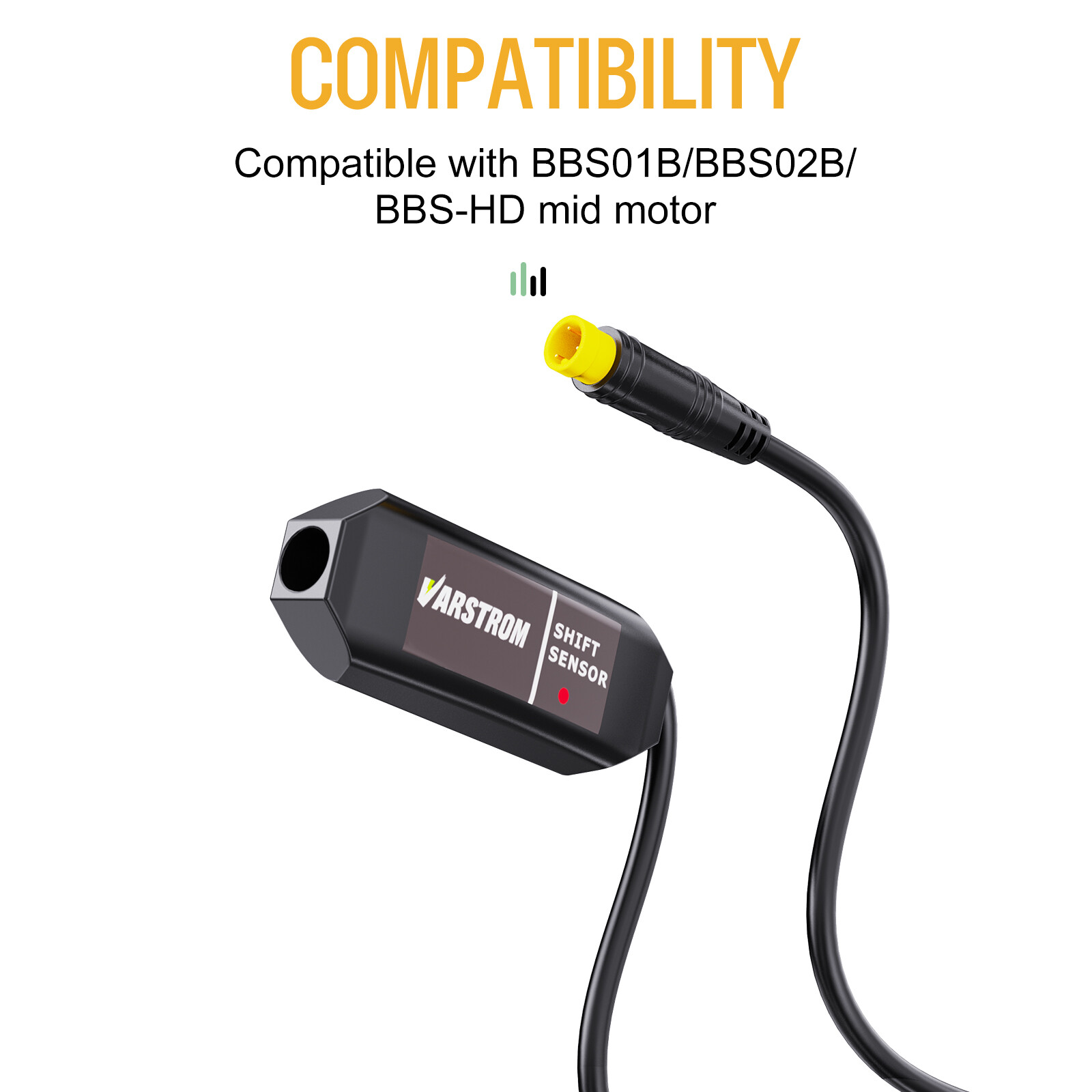 Variable 1T2 Cable Speed Shift Gear Sensor for Bafang eBike Mid Drive Motor Kits