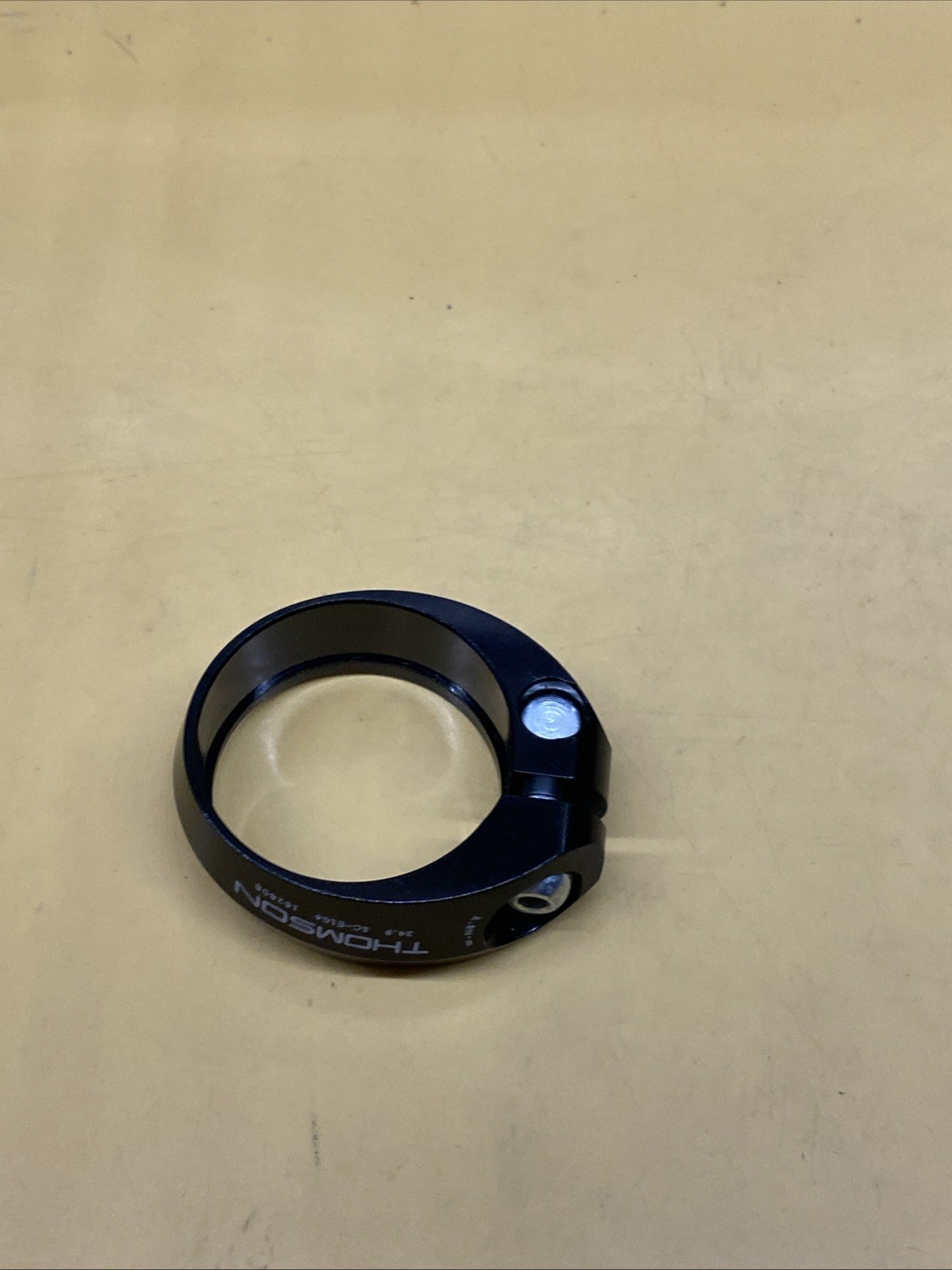 Black Thomson 34.9 Bolt-on Seatpost Clamp