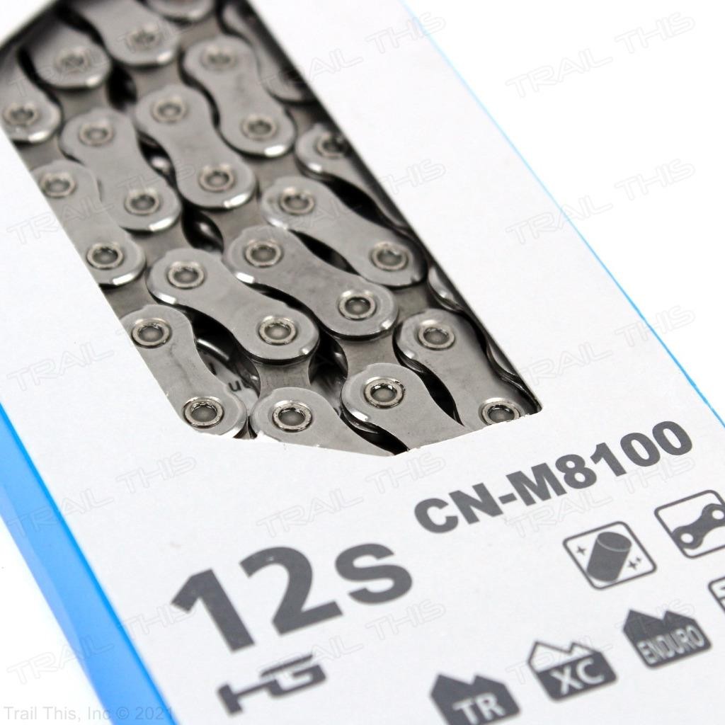 Shimano CN-M8100 XT HG 12 Speed Bicycle MTB XC Eduro Chain 126-Links Silver