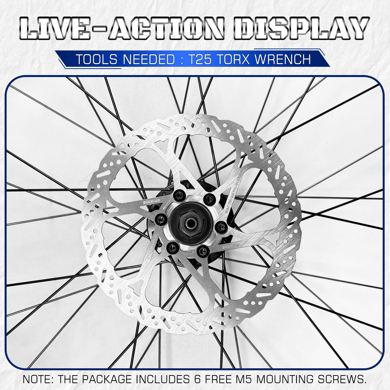 MTB Bicycle Brake Disc Rotors 140/160/180/203mm Front Rear Rotor Hydraulic US