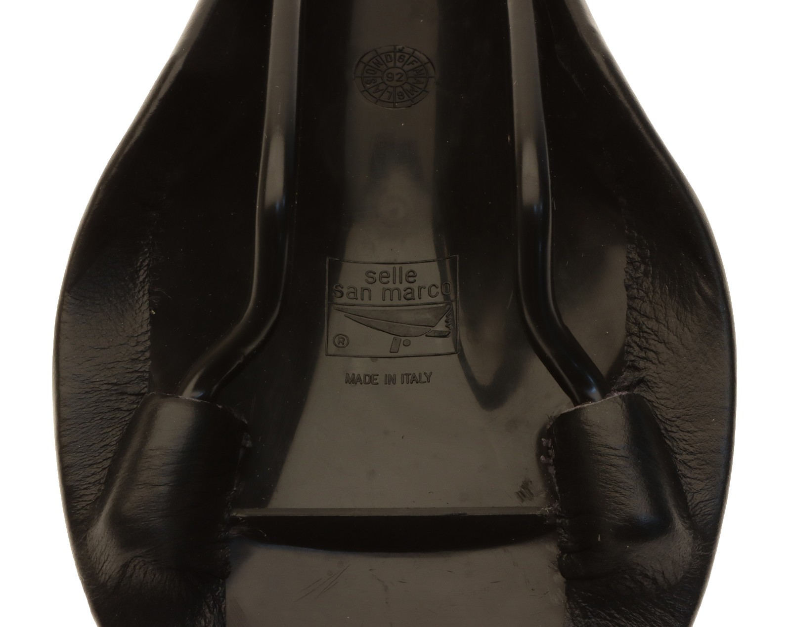 Selle San Marco Bontrager Saddle C40 Steel Black Smooth Leather 90s NOS NEW