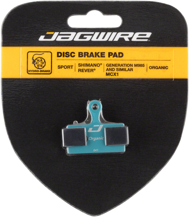 Jagwire Sport Shimano Disc Brake Pads Organic (New in Retail Package)