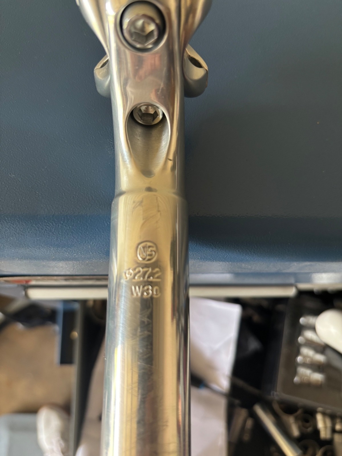 Nitto Jaguar NJ SP72 NJS Seatpost 27.2mm/30mm Rail Width/210mm Made in Japan