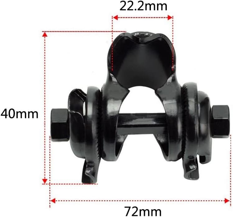 Bike Seat Clamp Bicycle Seat Adapter Fit for Standard Rail Saddles