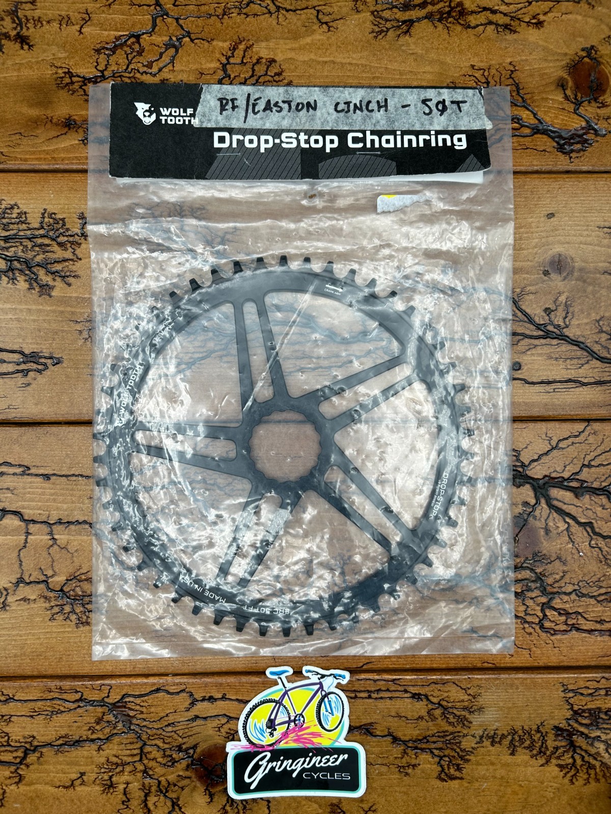 Wolf Tooth Drop Stop 50 Tooth Direct Mount Easton / Raceface Chainring
