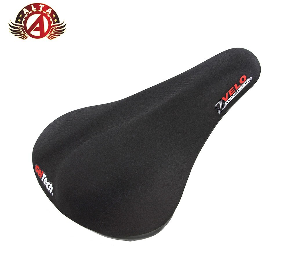 NEW! GENUINE ALTA 10″ LONG BICYCLE ENDZONE M.T.B SADDLE LYCRA TOP W/GEL IN BLACK