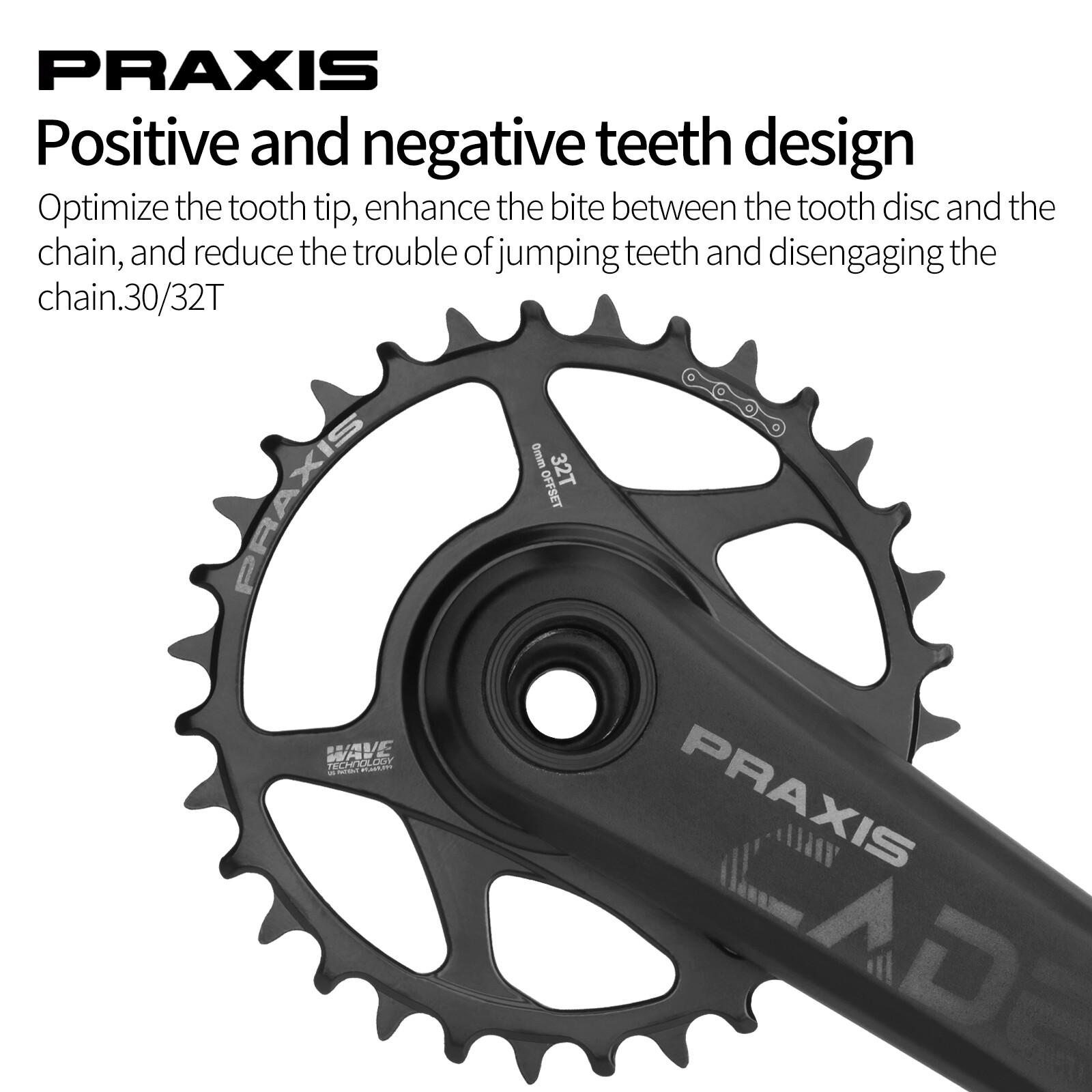 Praxis Cadet DM/HD/G2 Crankset 165/170/175mm 30/32T Press-Fit BB All From TREK