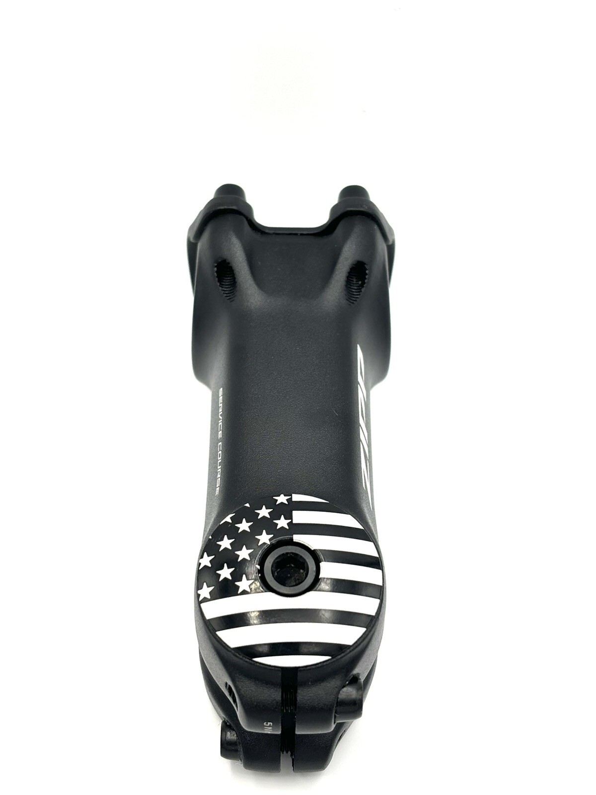 American Flag – Threadless Bicycle Headset Stem Cap 1 1/8 USA Black