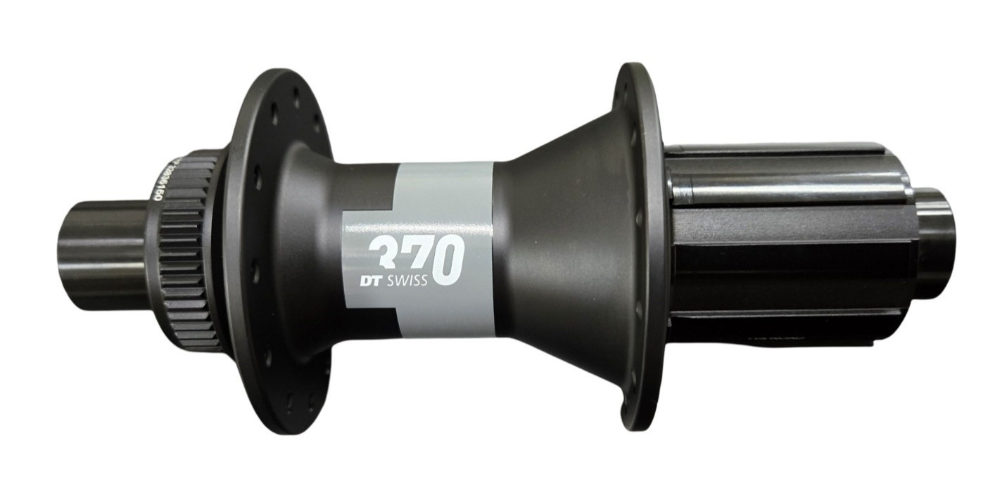 DT Swiss 370 Rear hub 24H Centerlock Disc brake 11S Road Ratchet LN 12mm 142mm