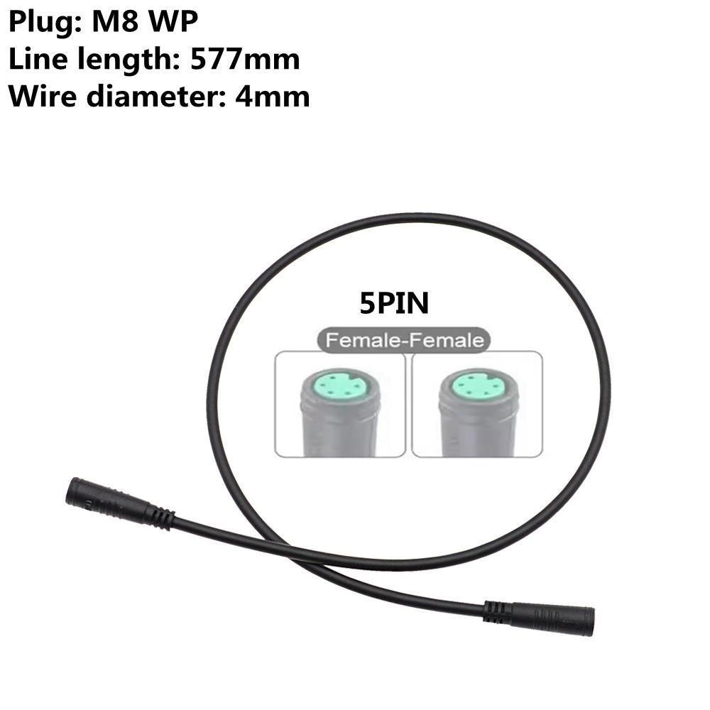 E-bike Extension Cable 5pin Female/Male to Female/Male for Display signal cable