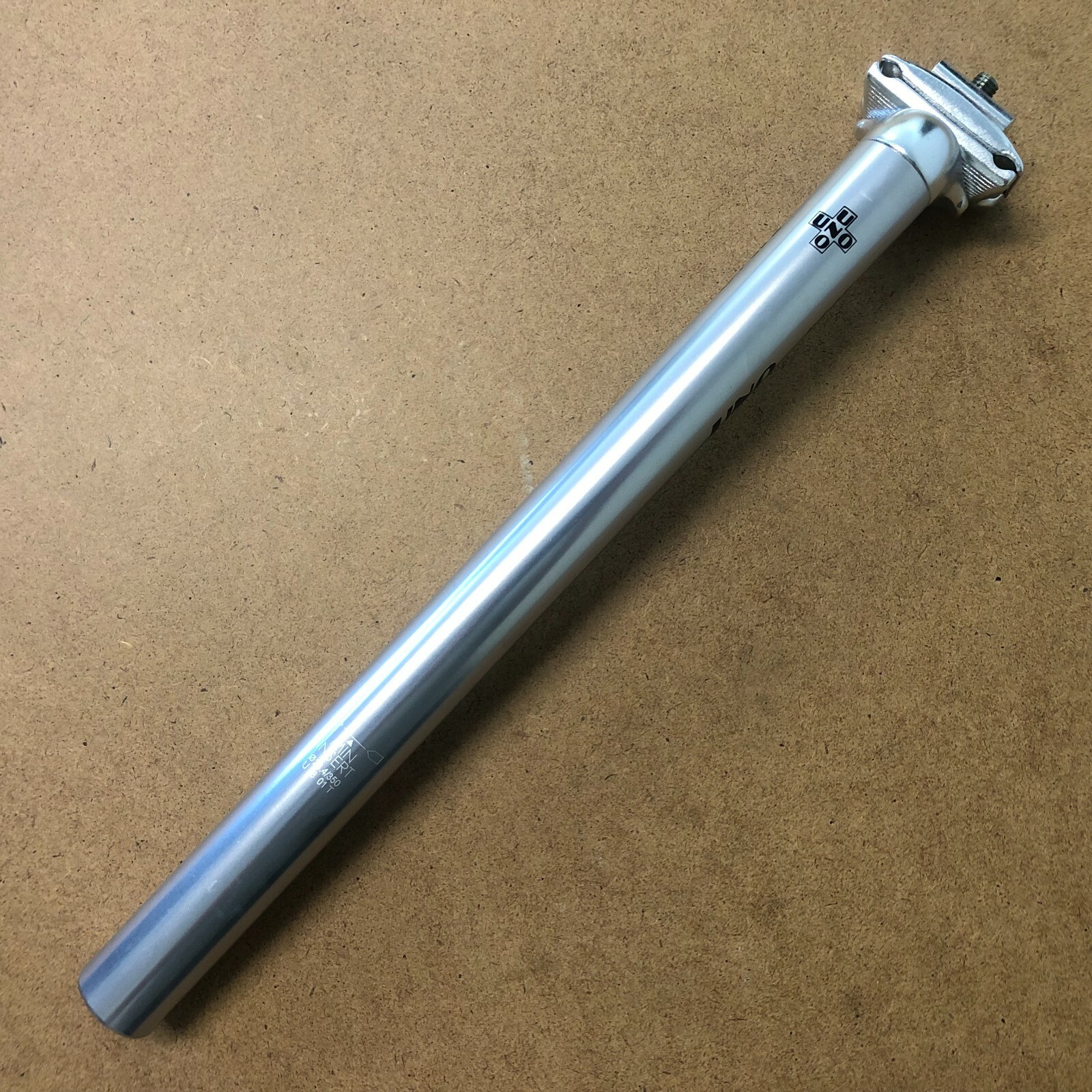 New Kalloy Bicycle Alloy 2014 Seat Post 25.8-27.2mm Length 350mm Silver