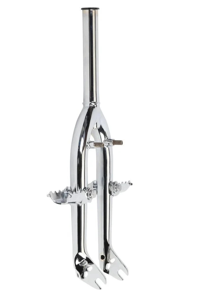Haro Lineage 990 Forks w/folding flip up pegs – Chrome – 1 1/8 – New in box -RAD