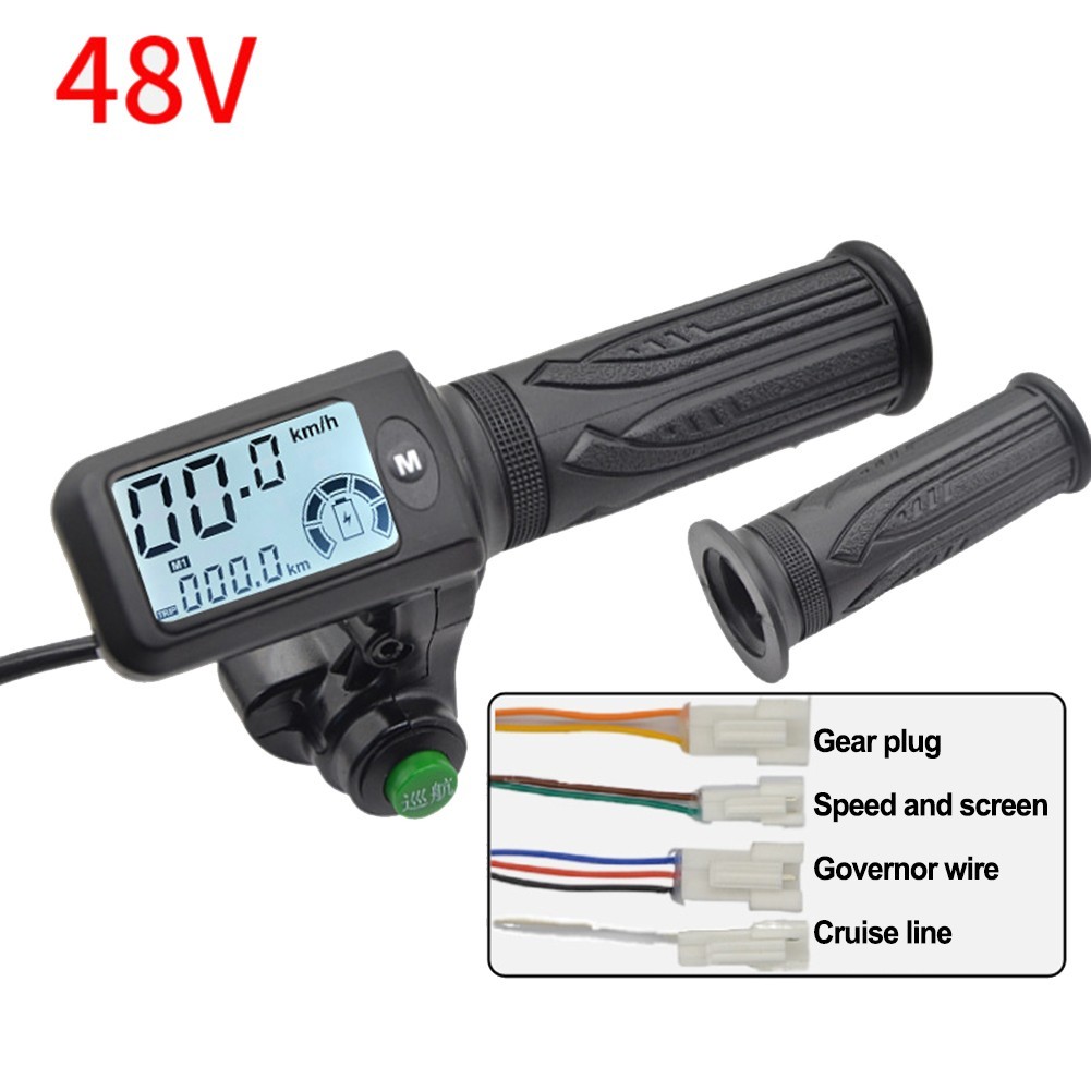 Electric Vehicle Throttle Set LCD Display Voltage Switching Hall Speed Sensor