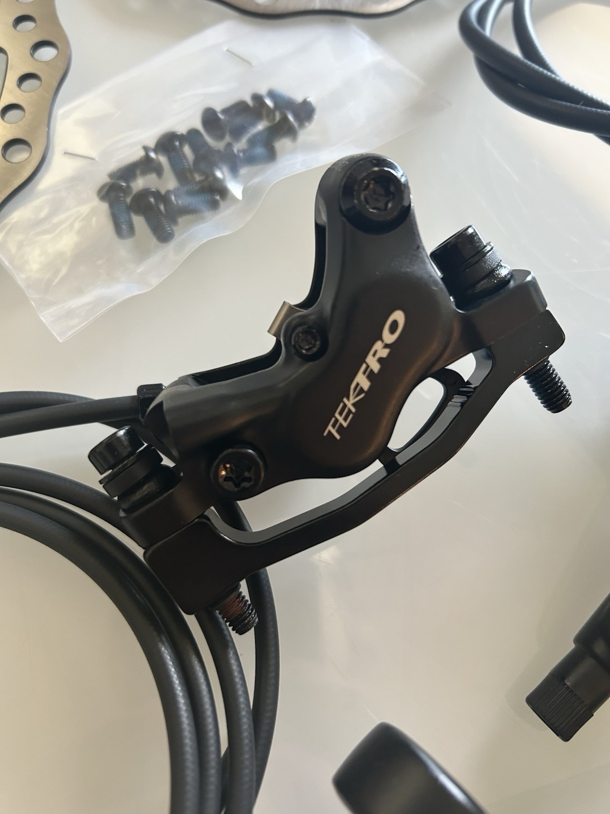 Tektro Gemini SL 4-Piston Hydraulic Disc Brakeset w/ 180mm 2.3 Rotors