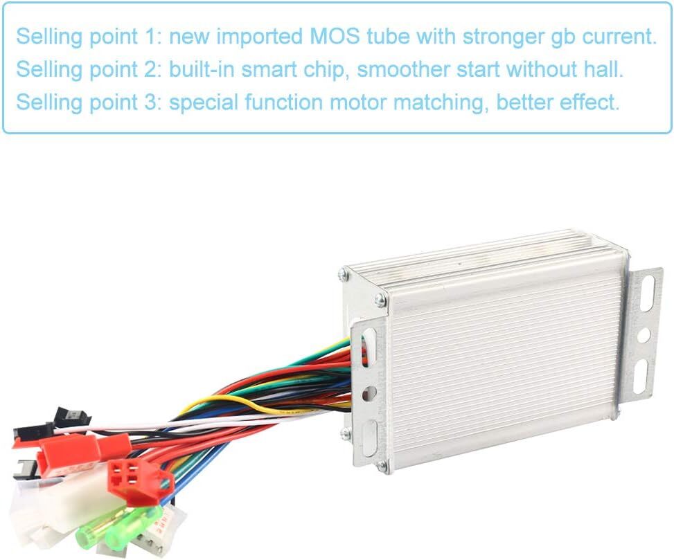 36V 48V 350W DC Speed controller Electric Bicycle E-bike Scooter Brushless Motor