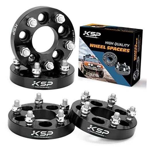 KSP 25mm Wheel Spacers 5×100 to 5×114.3, Change Bolt Pattern Wheel Adapter