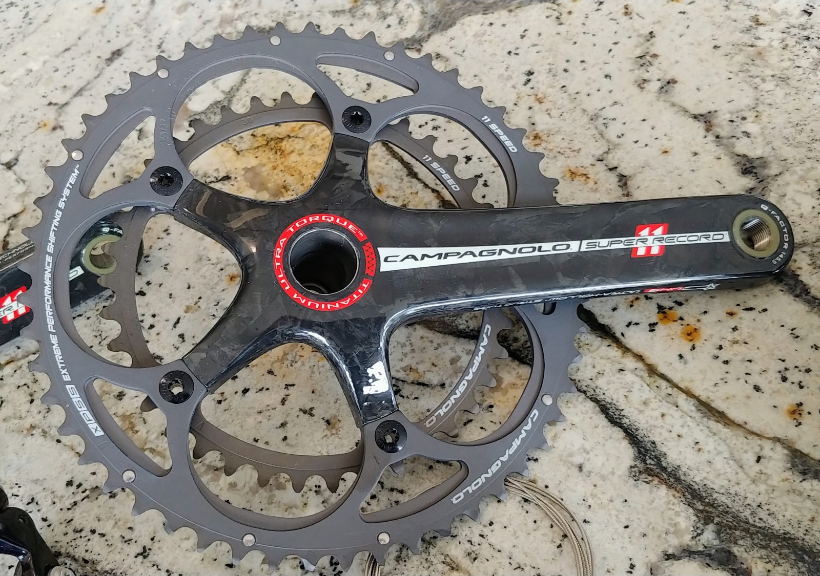 Campagnolo Super Record 11 Groupset Group Titanium NOS Crankset 170mm 53/39