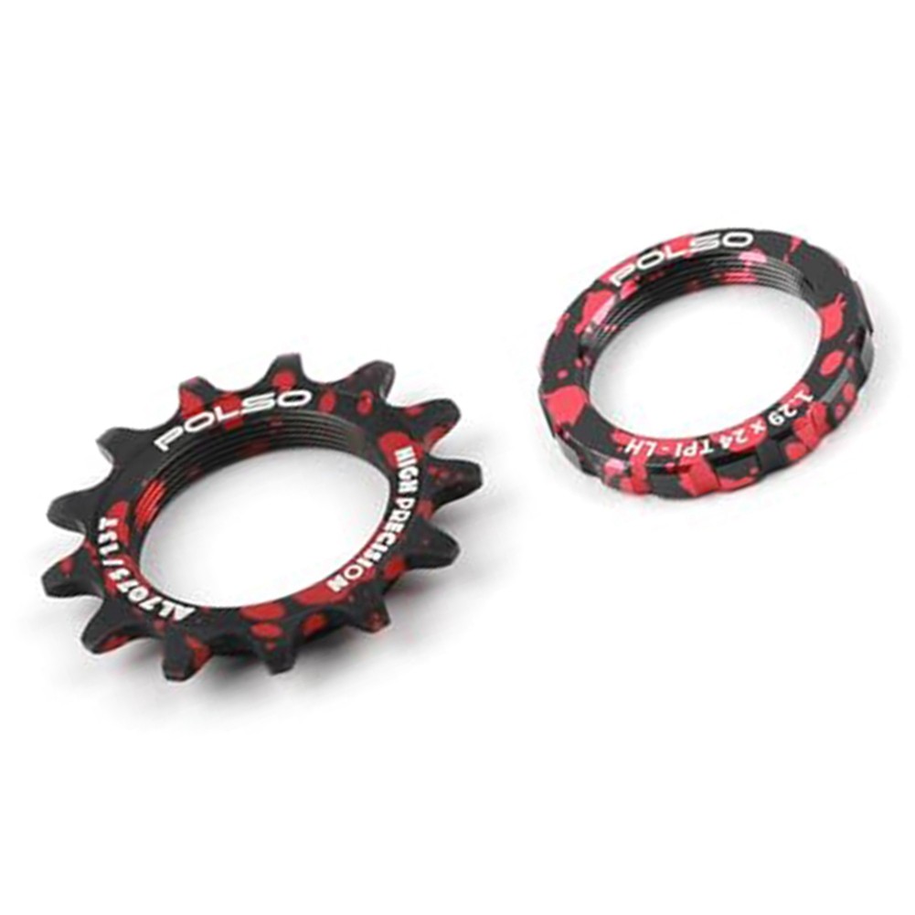 POLSO Fixed Gear Cog 13T Single Speed Flywheel Piece & Lockring Flywheel7720