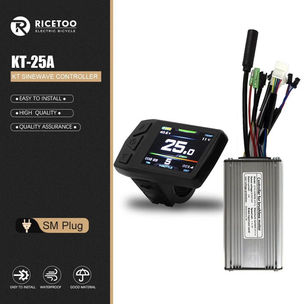 E-bike Controller 500W/750W Electric Bike Sinewave Controller 25A Match Display