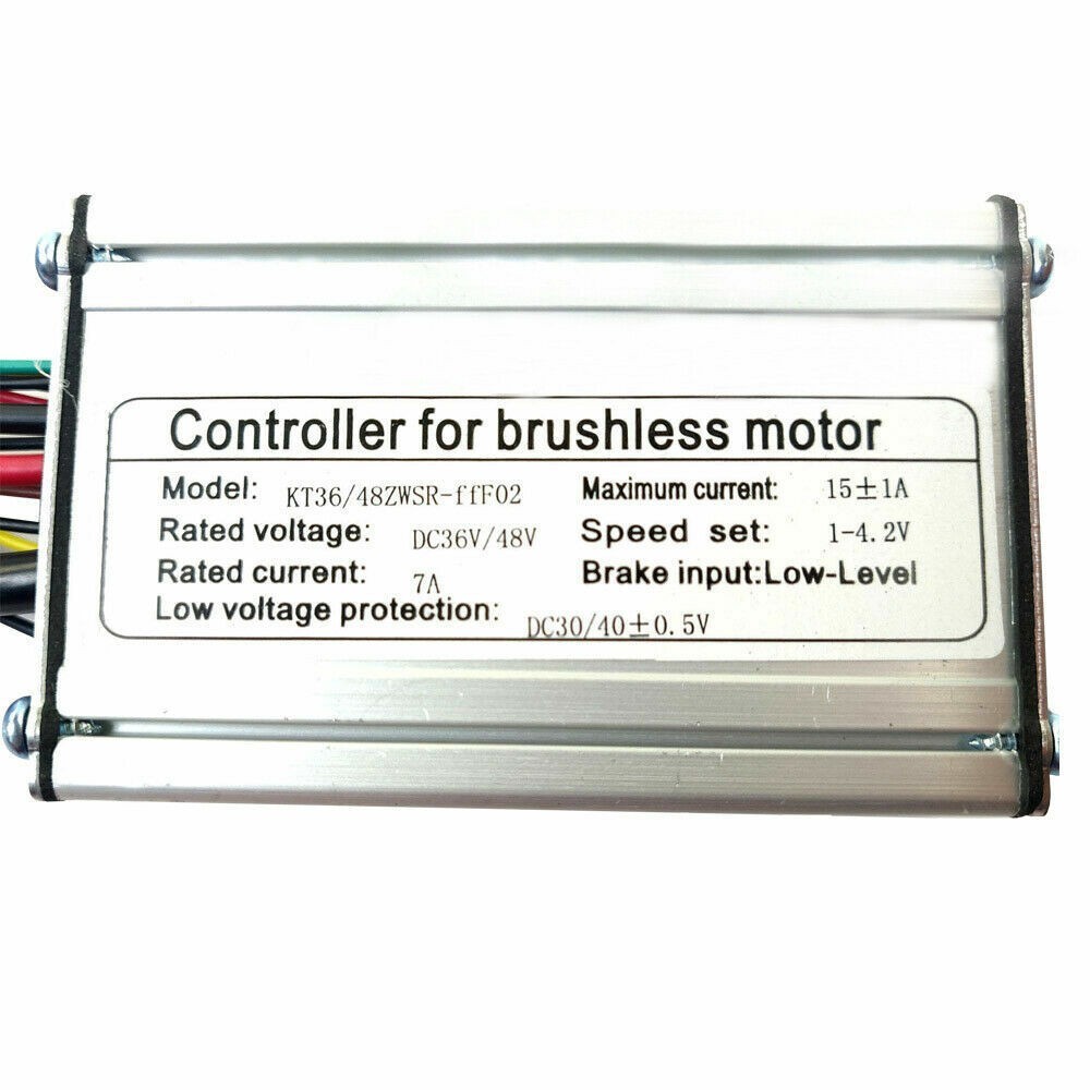 Electric Bicycle Controller 36V/48V KT-15A For 250W 350W Brushless Motor US SDE