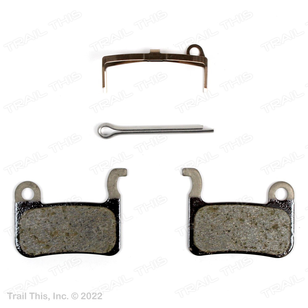 Shimano A01S Bulk Resin Disc Brake Pads with Spring fits XT XTR SLX Deore Alfine
