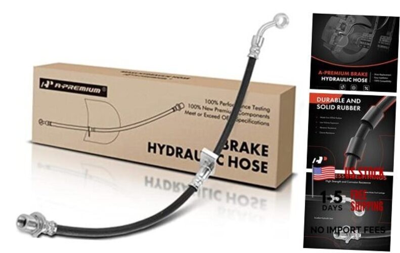 Rear Driver Brake Hydraulic Hose Compatible with Select Chevy and GMC Models
