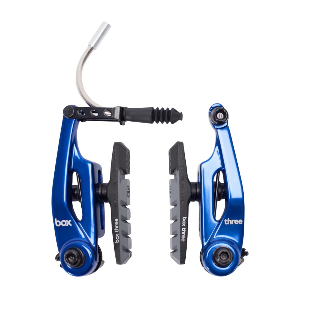 BOX COMPONENTS BMX MINI V-BRAKE BOX THREE CALIPER 85MM BLUE