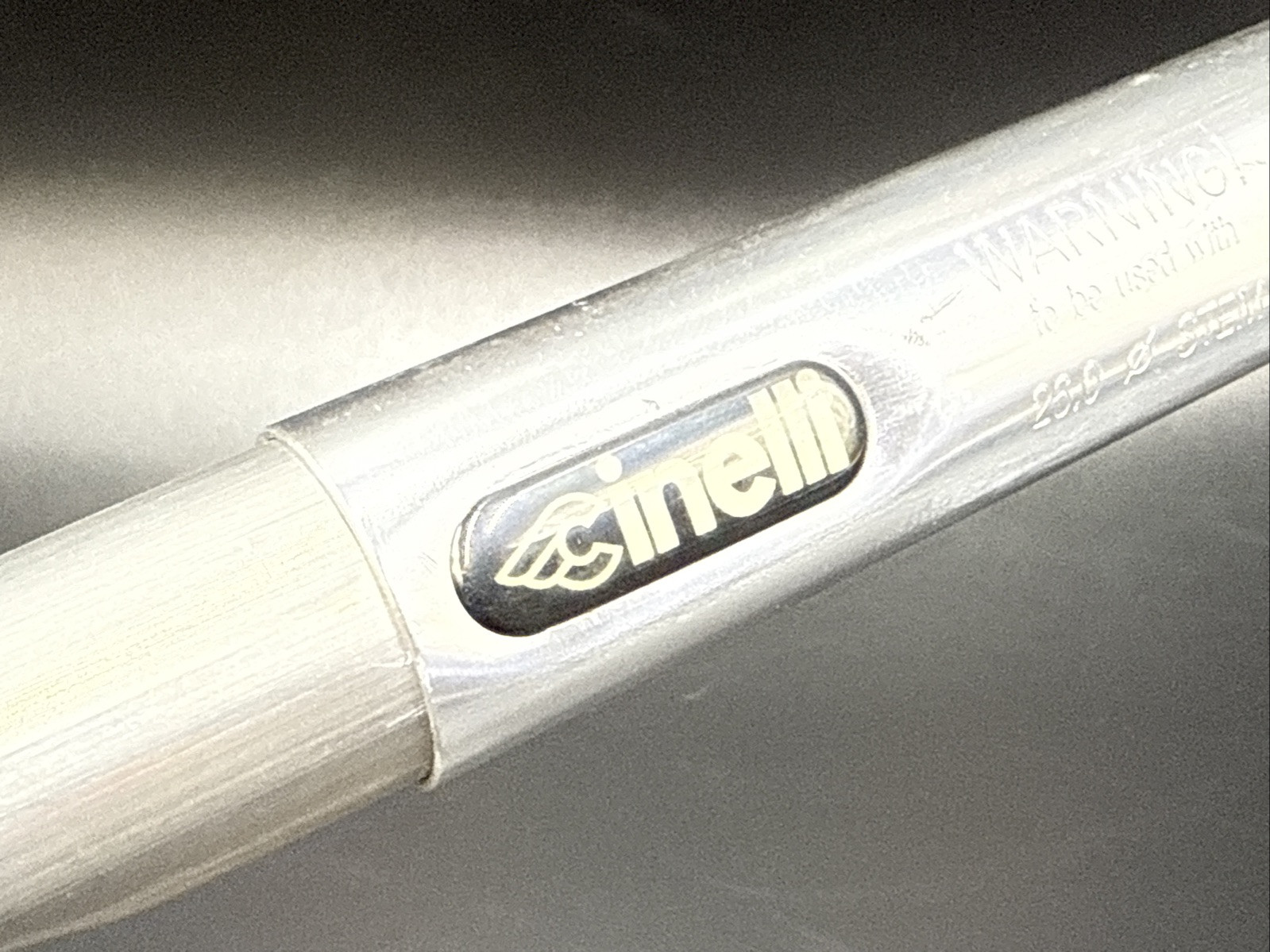 NOS Cinelli TOUCH Ergo Bend Silver 42cm Alloy Drop Handlebar 26.0mm