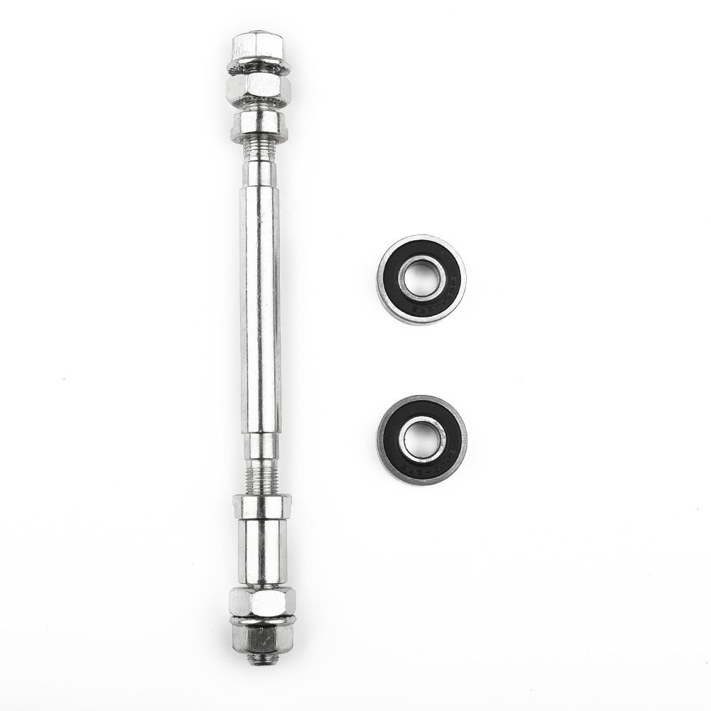 Bearing Bicycle Wheel Hub Axle Front Rear Solid Shaft Lever Bike Repai Part Tool