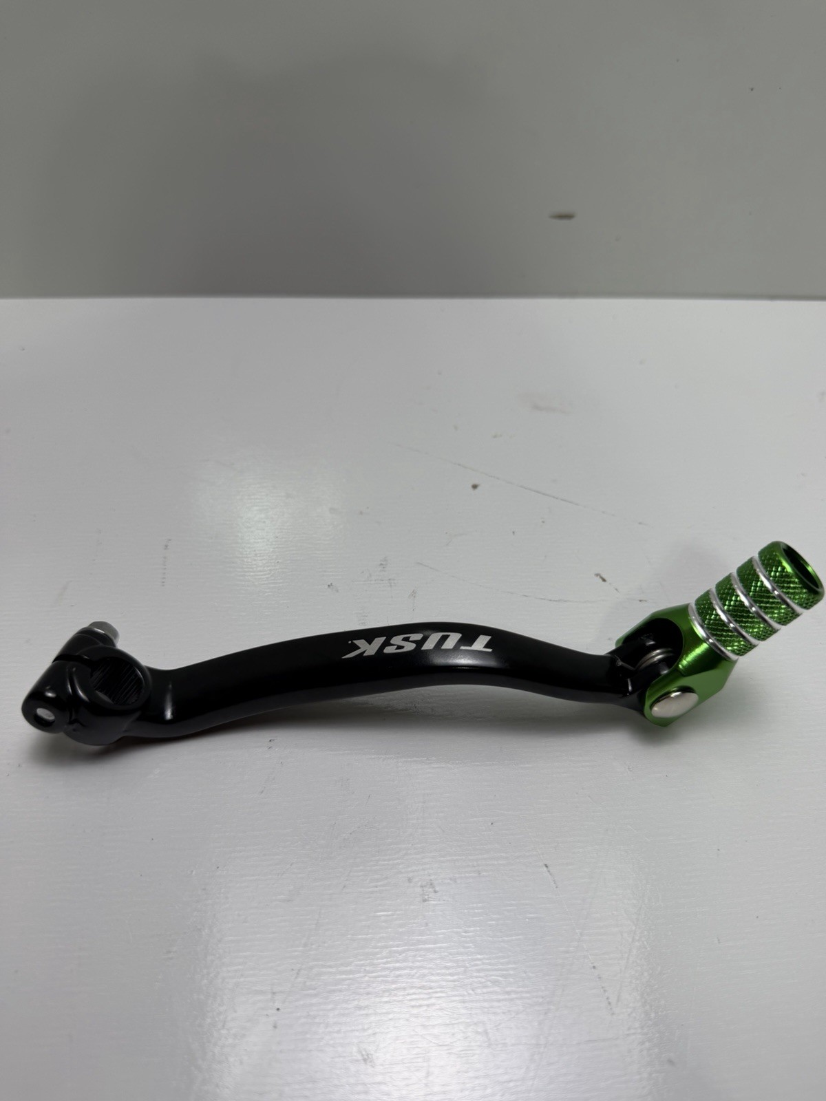 Tusk Folding Shift Lever Black Green Tip For Kawasaki KX450F 2006-2015