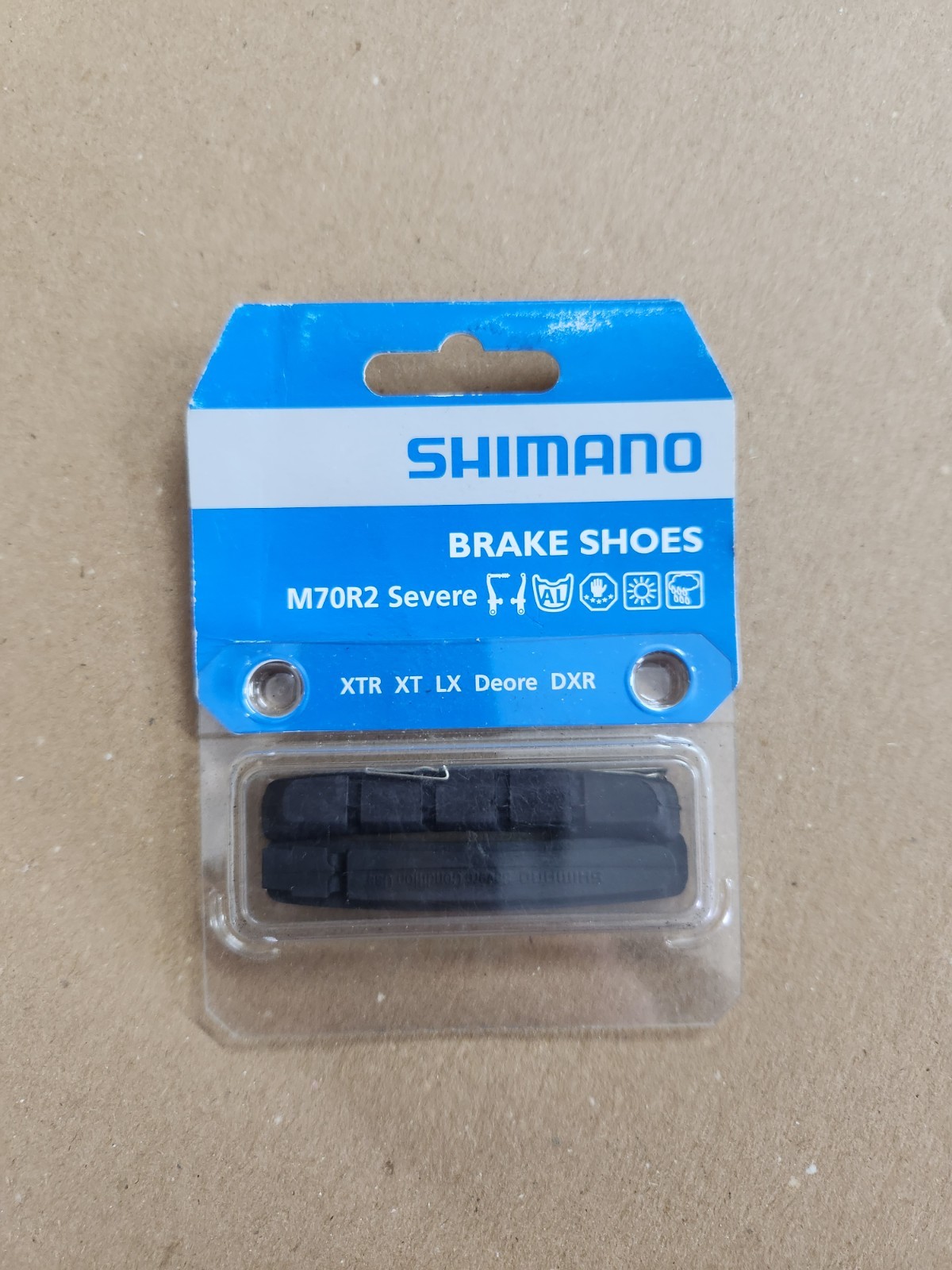 Shimano M70R2 Severe Condition V-Brake Pads Pair
