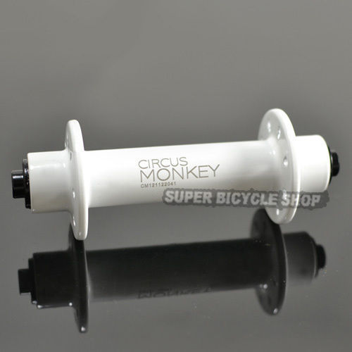 Circus Monkey HRW Road Front Hub,24 Hole, White
