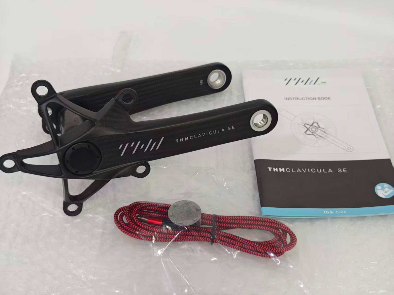 THM Clavicula SE Road Crankarm With Powermeter Standard BCD 130 x 5 Matt Black
