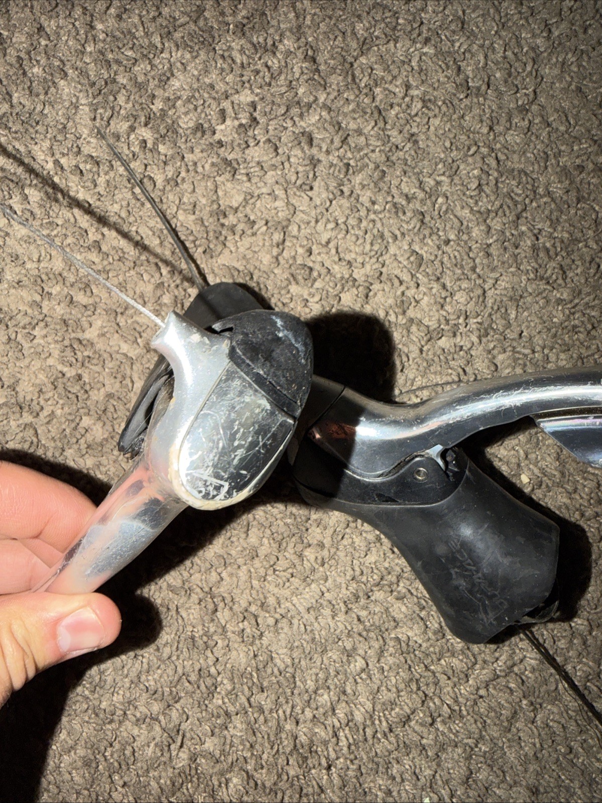 Shimano Dura-Ace Shifters 2×9 Speed Flightdeck Road Drop Bar PARTS ONLY Untested