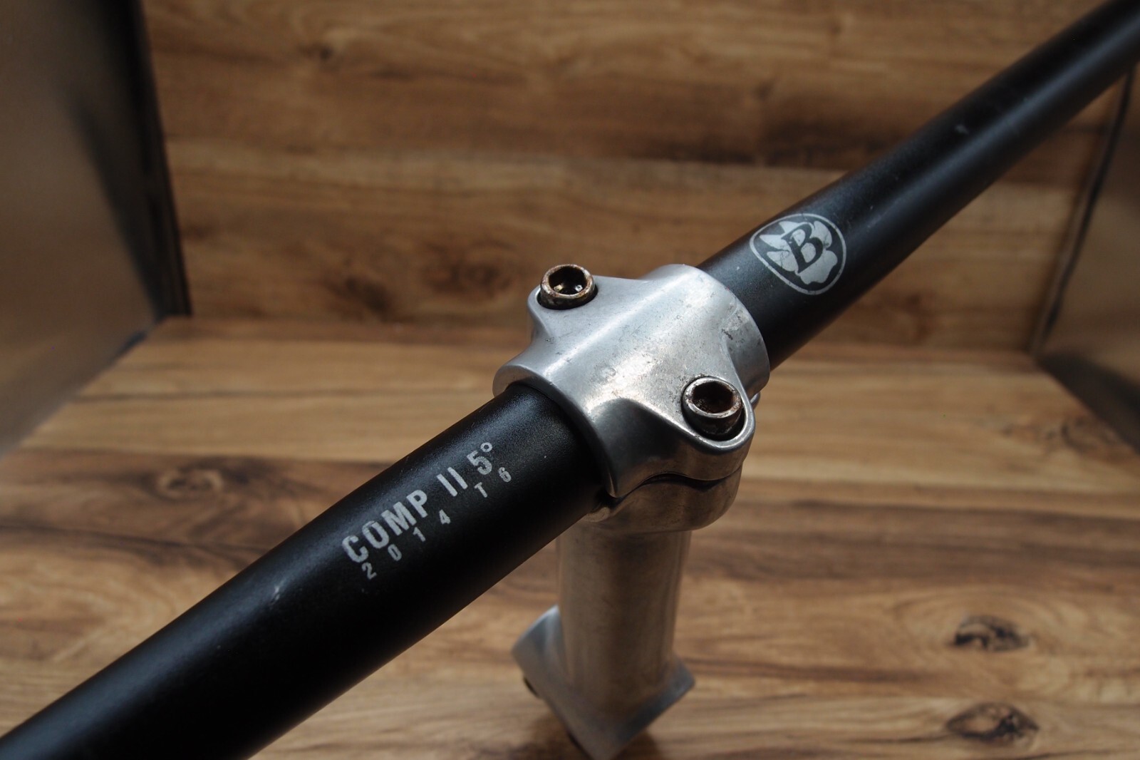 MTB flat handlebar Bontrager Comp II + ahead stem 1 1/8 in