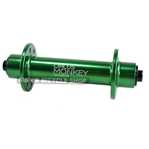 Circus Monkey HRW Road Front Hub,24 Hole, Green