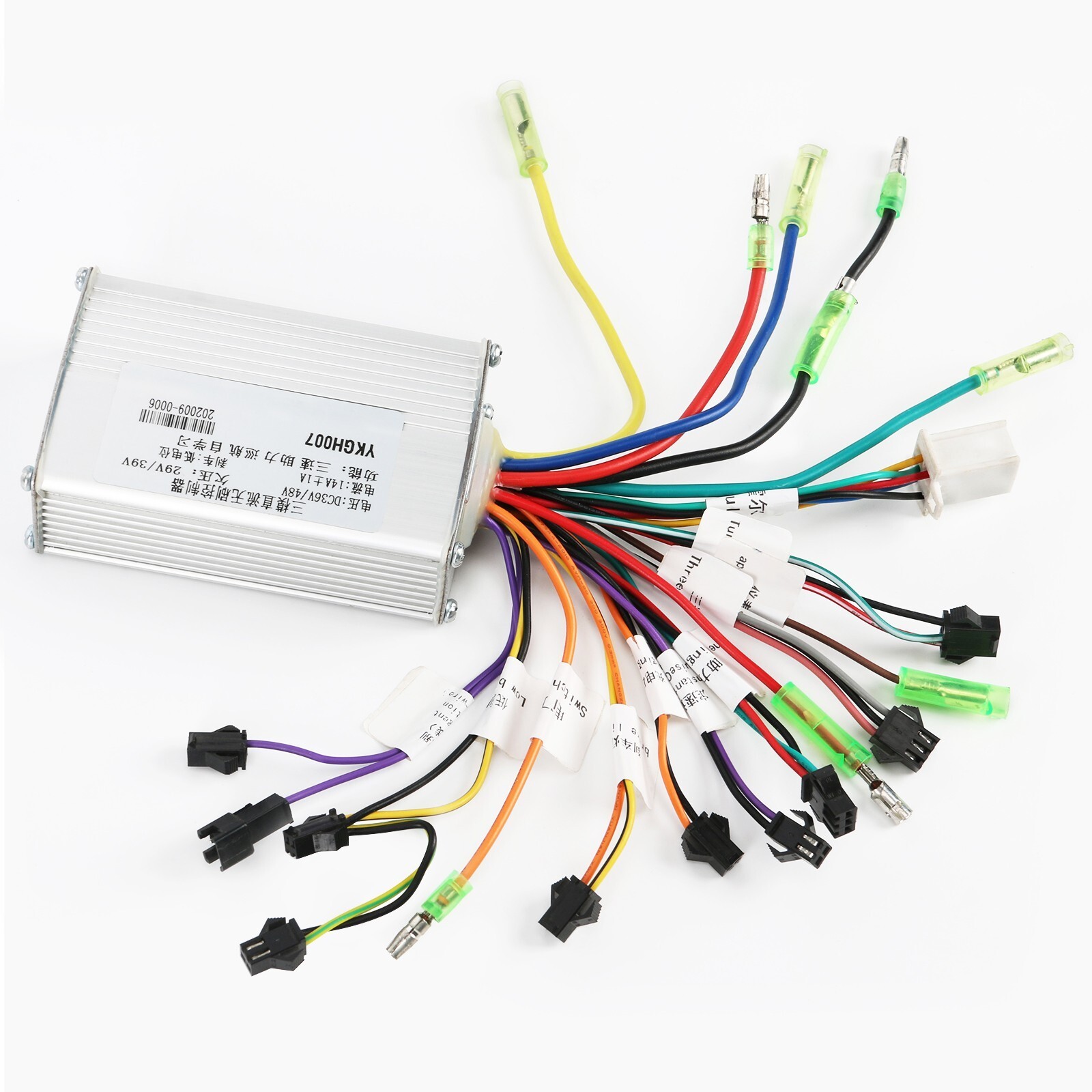 Full 36V/48V Universal Brushless Motor Controller Thumb Throttle Brake Kit Ebike