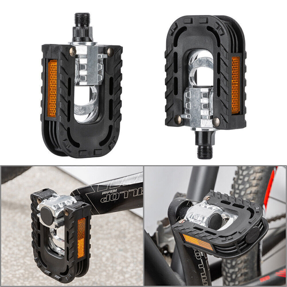 PROMEND Bicycle Folding Pedals MTB Road Bike Plastic Aluminum Alloy Pedal