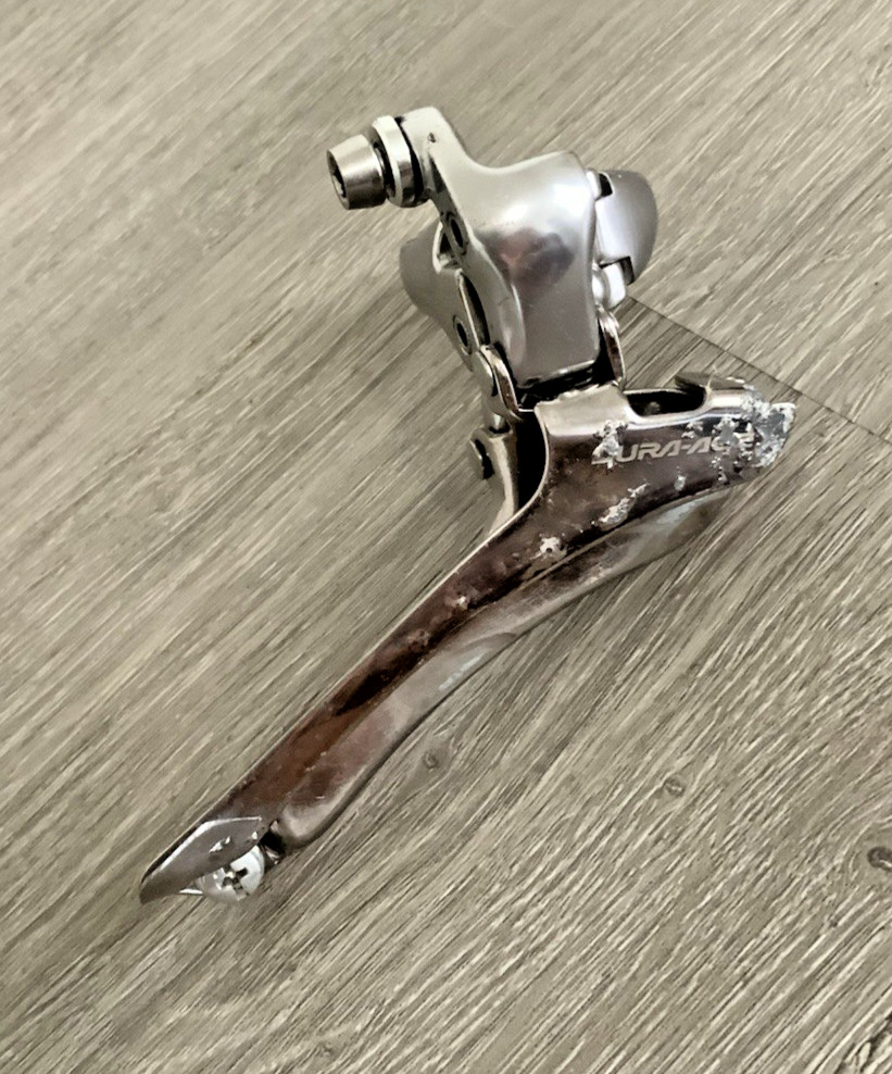 SHIMANO DURA ACE FRONT DERAILLEUR 34.9 MM CLAMP-ON 7800 MODEL