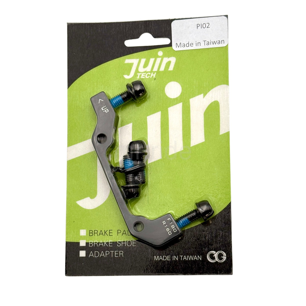 Bike PM Post Mount Caliper – Fork IS adapter Front 180/Frame Rear 160mm Black