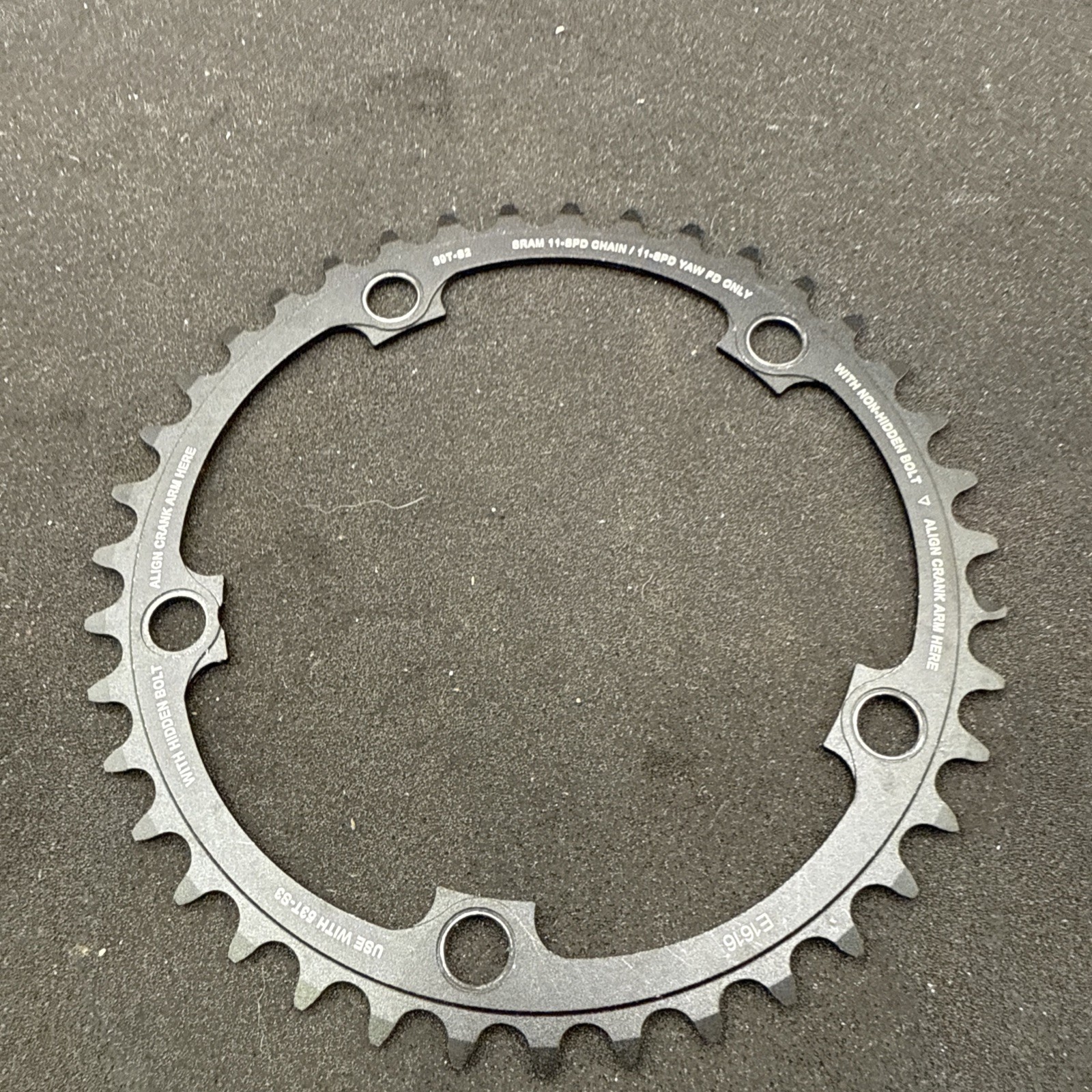 Sram Yaw 130 Bcd 11 Speed Chainring 39 Tooth Black (9407-66)
